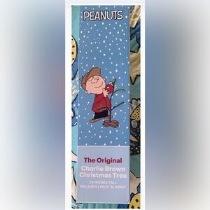 Charlie Brown Christmas Tree-24 in. Includes Linus Blanket